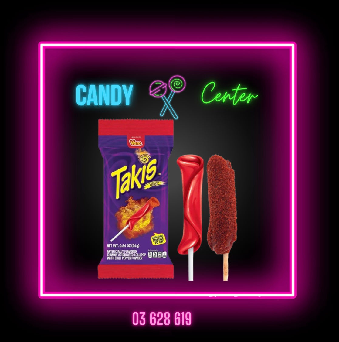 Takis Fuego Lollipop